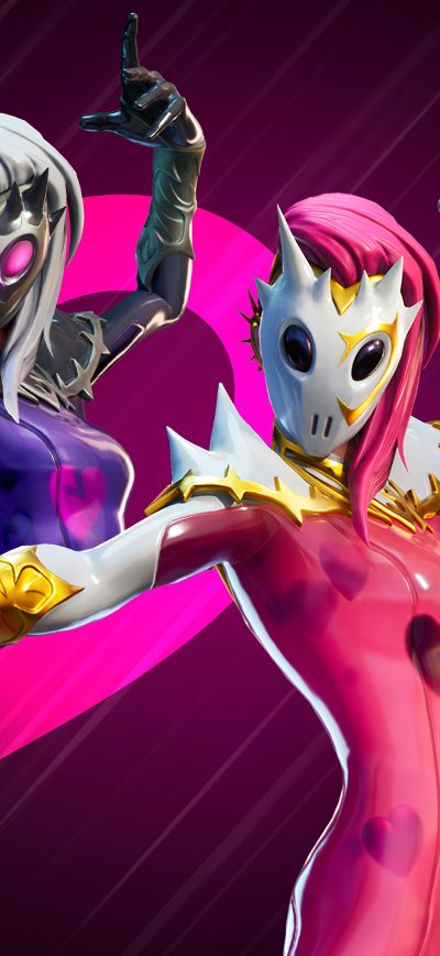 Fond d'écran iPhone Love Throne Fortnite 4k