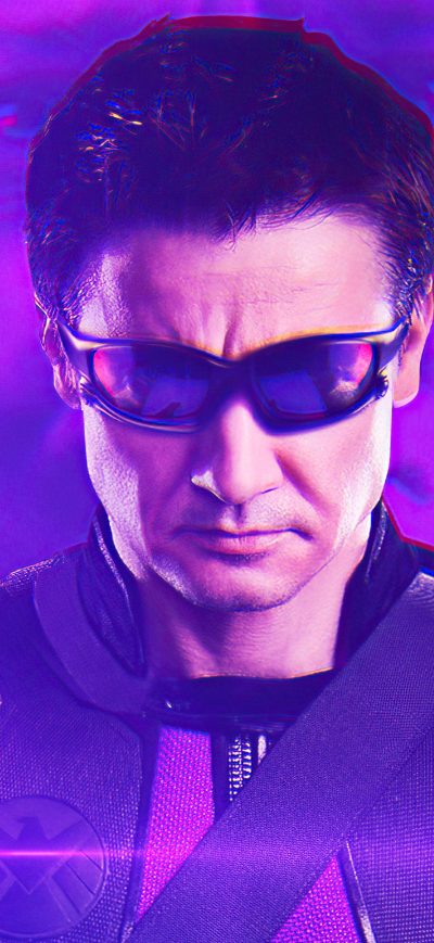 Fond d'écran iPhone Hawkeye Illustrator 4k