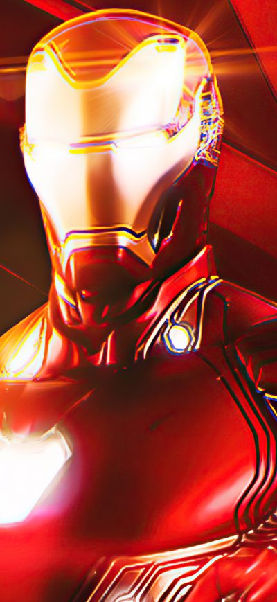 Fond d'écran iPhone Iron Man Illustrator 4k