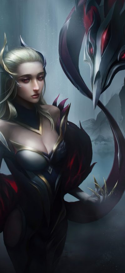 Fond d'écran iPhone Assassin Evelynn League Of Legends 4k