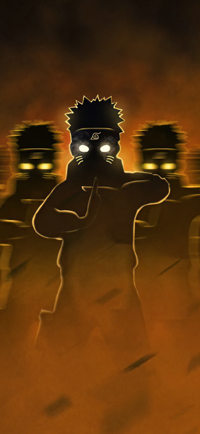 Fond d'écran iPhone Naruto Uzumaki Minimalism