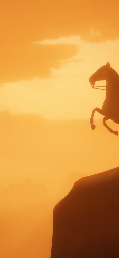 Fond d'écran iPhone 2021 Red Dead Redemption II 5k