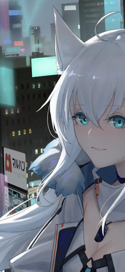 Fond d'écran iPhone Shirakami Fubuki 4k