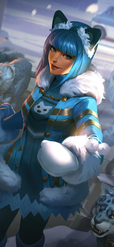 Fond d'écran iPhone Bastet Smite 4k