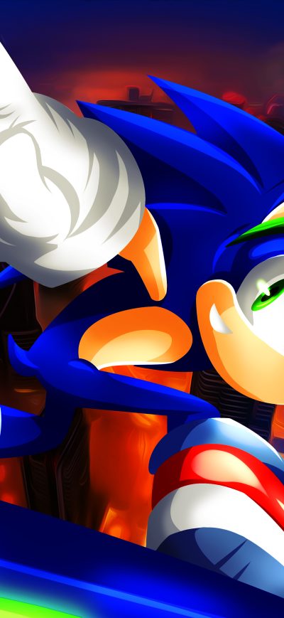 Fond d'écran iPhone Sonic Riders Un Gravitify 5k