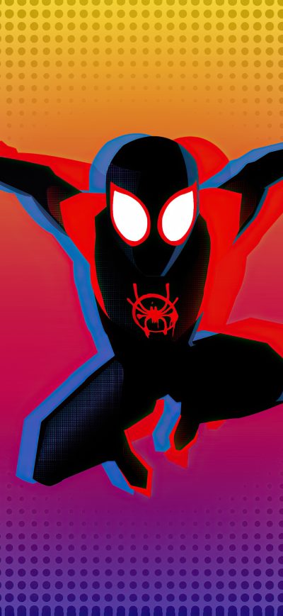 Fond d'écran iPhone Spiderman Vibrant Art 4k