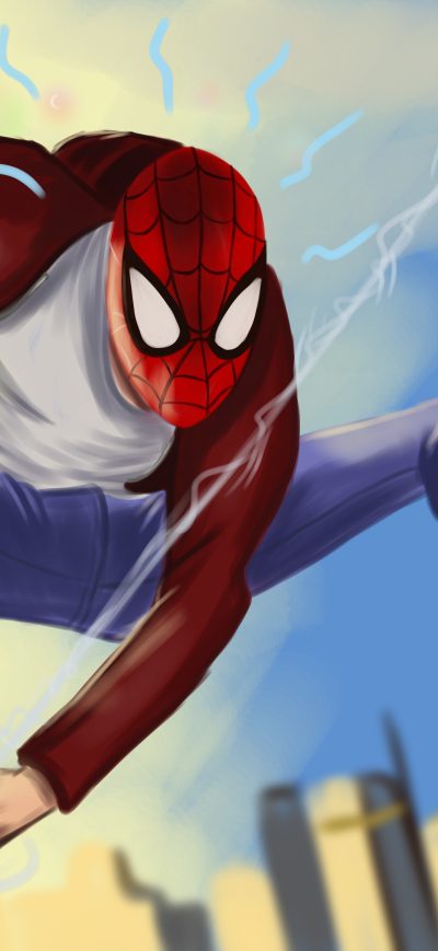 Fond d'écran iPhone Spidey Detour 4k