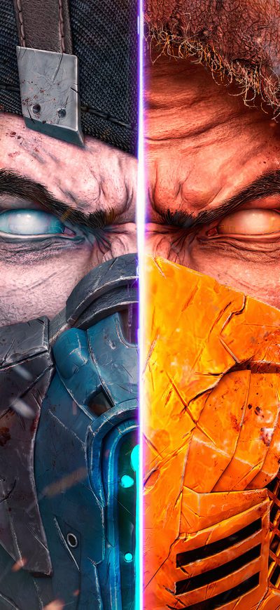 Fond d'écran iPhone Scorpion Mortal Kombat X 4k New