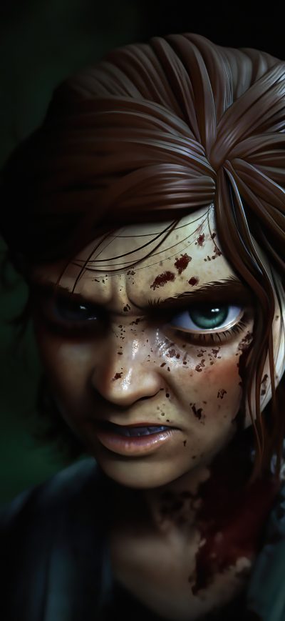 Fond d'écran iPhone Ellie The Last Of Us Part 2 4k