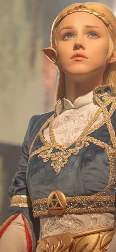 Fond d'écran iPhone Zelda Cosplay 4k