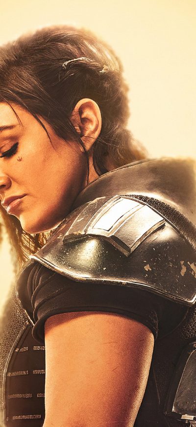 Fond d'écran iPhone Gina Carano The Mandalorian 2019 4k