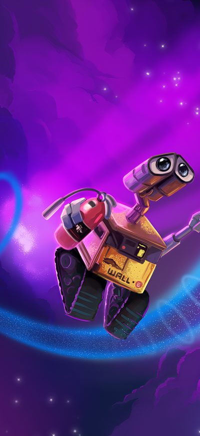 Fond d'écran iPhone Wall E And Eve 4k