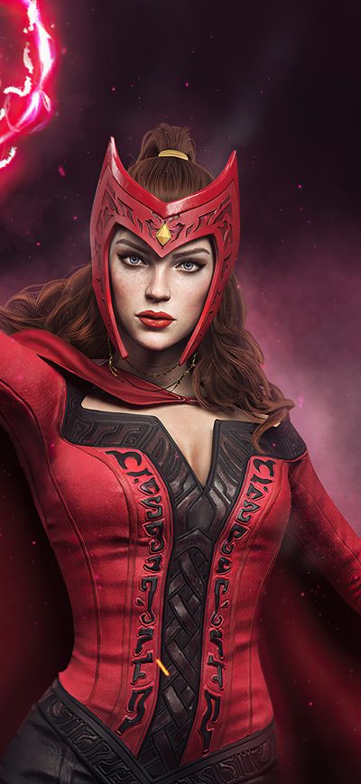 Fond d'écran iPhone Scarlet Witch Future Revolution