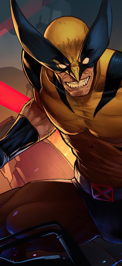 Fond d'écran iPhone Wolverine Comic Suit Artwork