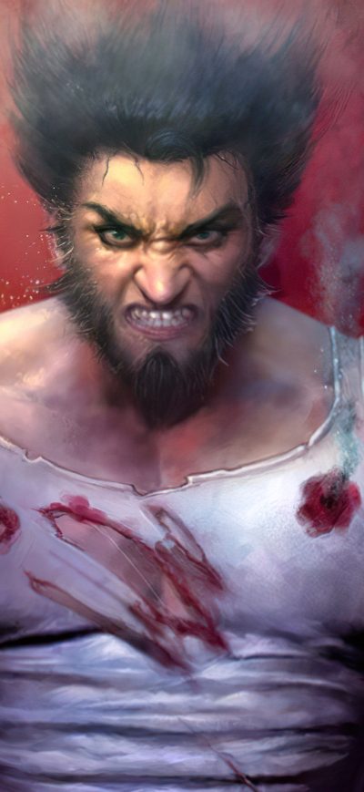 Fond d'écran iPhone Wolverine No Wounds 5k