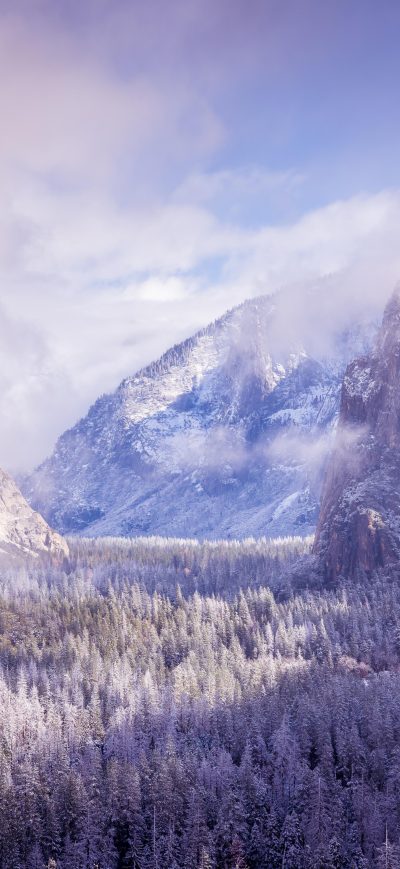 Fond d'écran iPhone Yosemite After A Winter Storm 5k