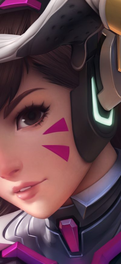 Fond d'écran iPhone Dva Overwatch Anime Girl 4k Artwork