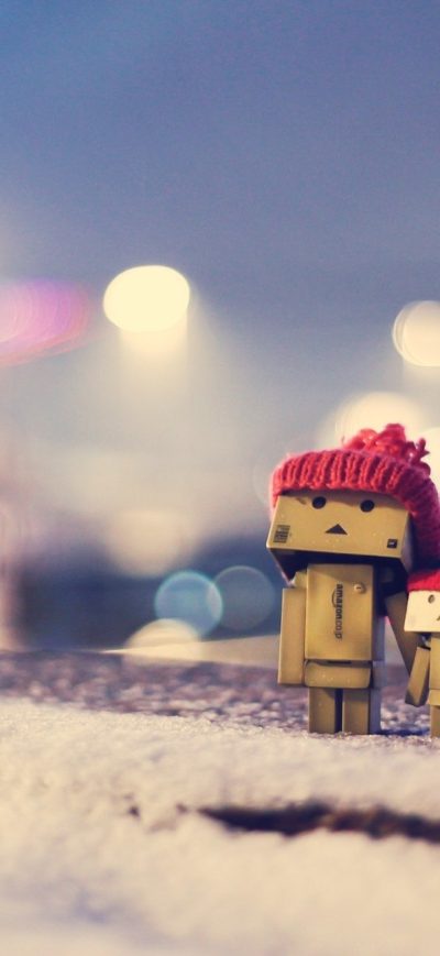 Fond d'écran iPhone Danbo In Winter Dress