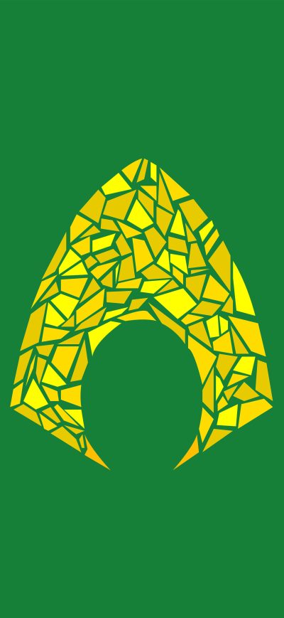 Fond d'écran Aquaman Logo Artwork sur iPhone