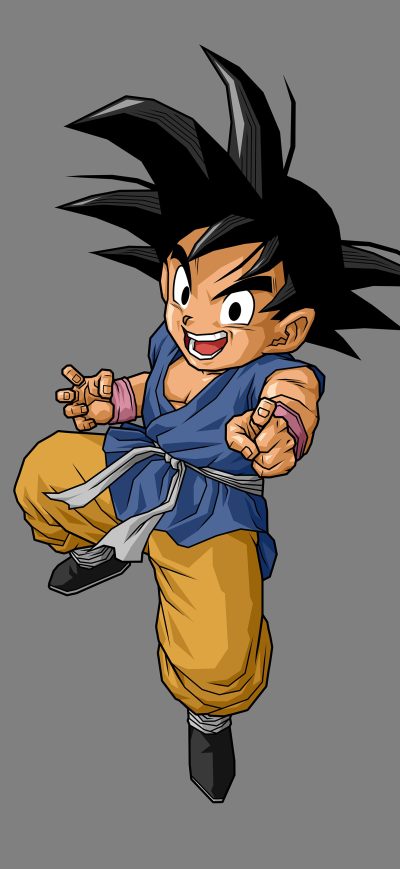 Fond d'écran iPhone Dragon Ball Son Goku 5k Minimalism