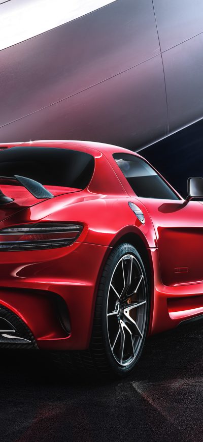 Fond d'écran iPhone Mercedes SLS AMG Rear
