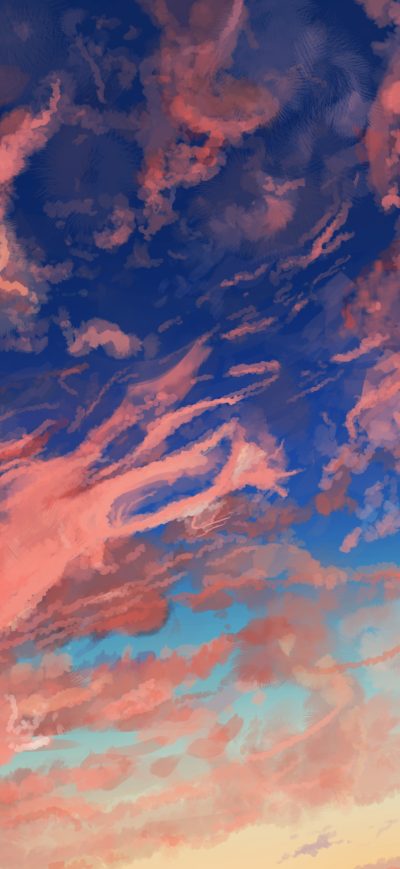 Fond d'écran iPhone Cloud Sky Anime