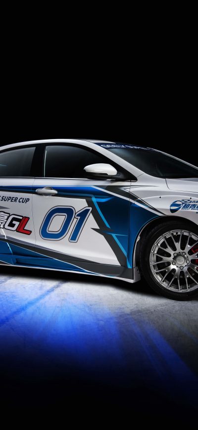Fond d'écran iPhone Geely Emgrand GL Race Car 2018 Front