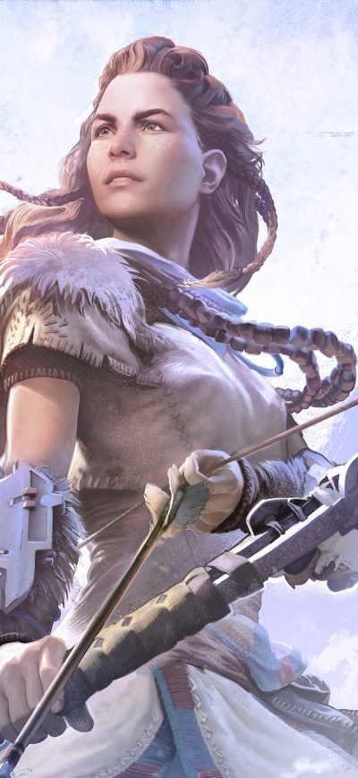 Fond d'écran iPhone Aloy Horizon Zero Dawn Complete Edition