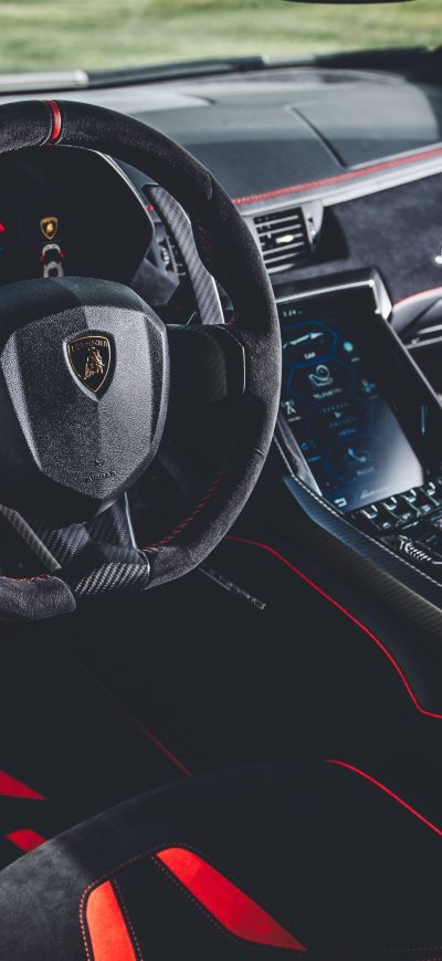 Fond d'écran iPhone Lamborghini Centenario Coupe Interior