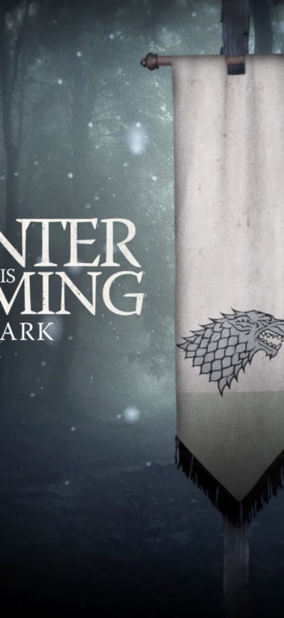 Fond d'écran Winter Is Coming sur iPhone