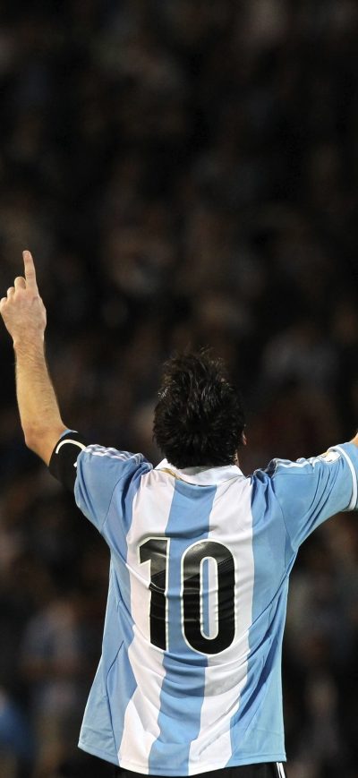 Fond d'écran iPhone Leo Messi Argentina