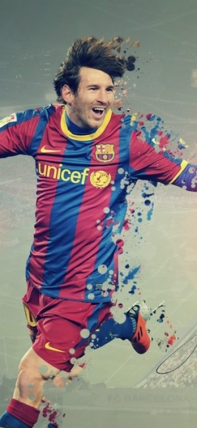 Fond d'écran iPhone Lionel Messi FCB