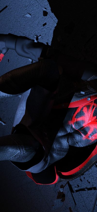 Fond d'écran iPhone Spiderman Miles Morales 4k