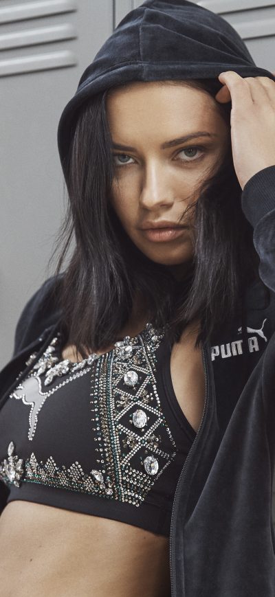Fond d'écran iPhone Adriana Lima Puma 5k