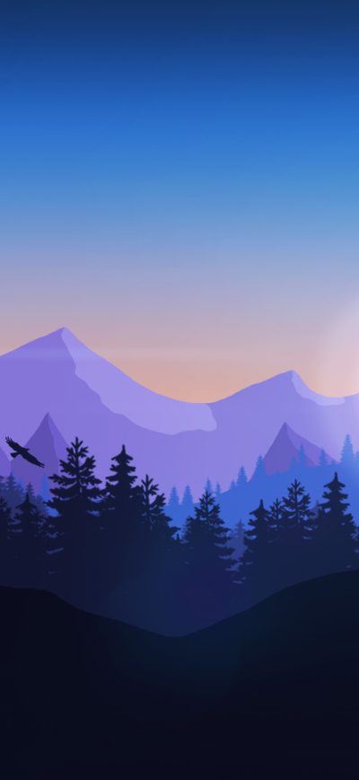 Fond d'écran iPhone Firewatch Minimalism