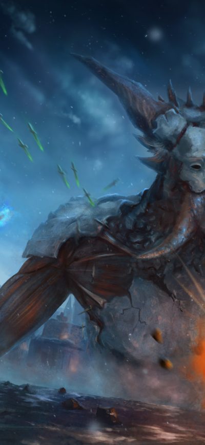 Fond d'écran Path Of Exile Facing Kitava sur iPhone
