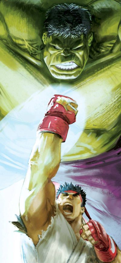 Fond d'écran iPhone Hulk Vs Anime Guy