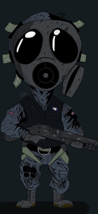 Fond d'écran iPhone Thatcher Rainbow Six Siege