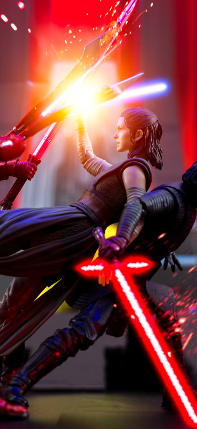 Fond d'écran iPhone Rey Kylo Ren In Star Wars The Last Jedi