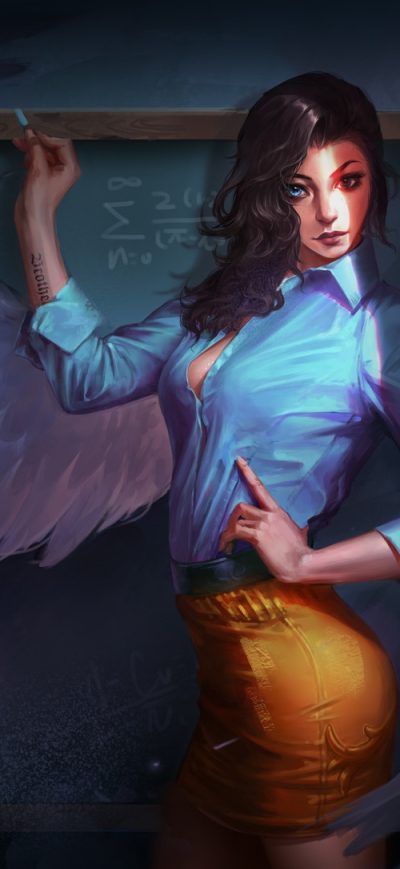 Fond d'écran iPhone Fantasy Angel Teacher