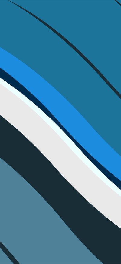 Fond d'écran iPhone Wavy Lines Dark Blue Minimal 8k