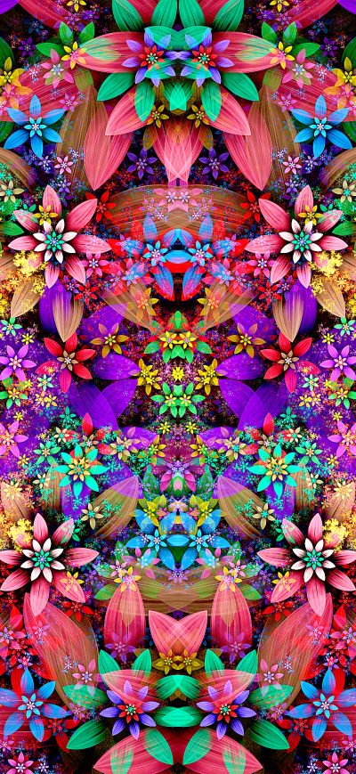 Fond d'écran iPhone Flower Patterns 4k