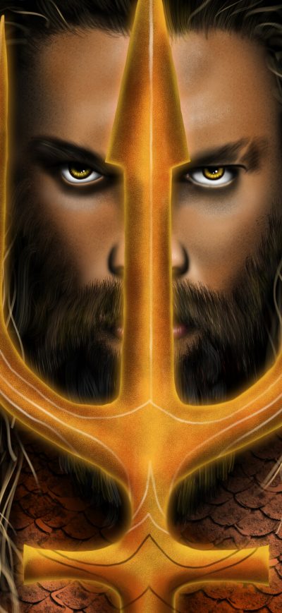 Fond d'écran iPhone Aquaman Newart