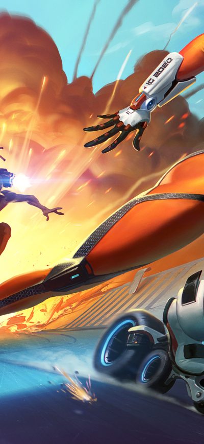 Fond d'écran iPhone Racer Girl 4k
