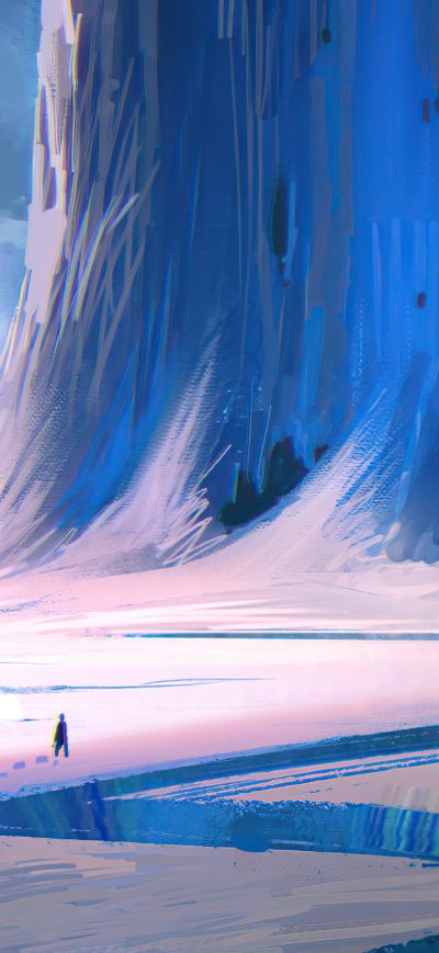 Fond d'écran iPhone Ice Tower 4k