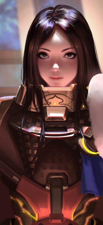 Fond d'écran iPhone Brigitte And Dva Overwatch