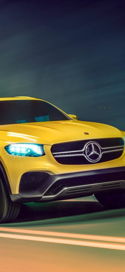 Fond d'écran Mercedes Benz GLC Coupe Concept sur iPhone