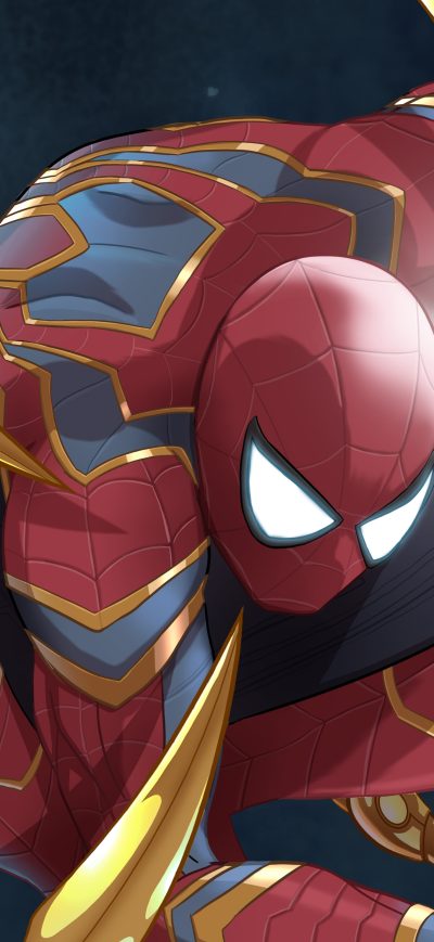 Fond d'écran iPhone Spidey Infinity War Space