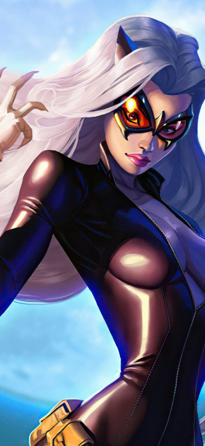 Fond d'écran iPhone Black Cat Felicia Hardy Dc Comics