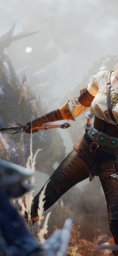 Fond d'écran iPhone Ciri The Witcher 3 Game